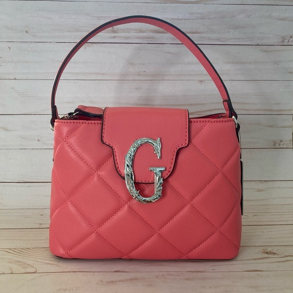 Guess Quilted Mini Satchel BNWT - Picture 1 of 5